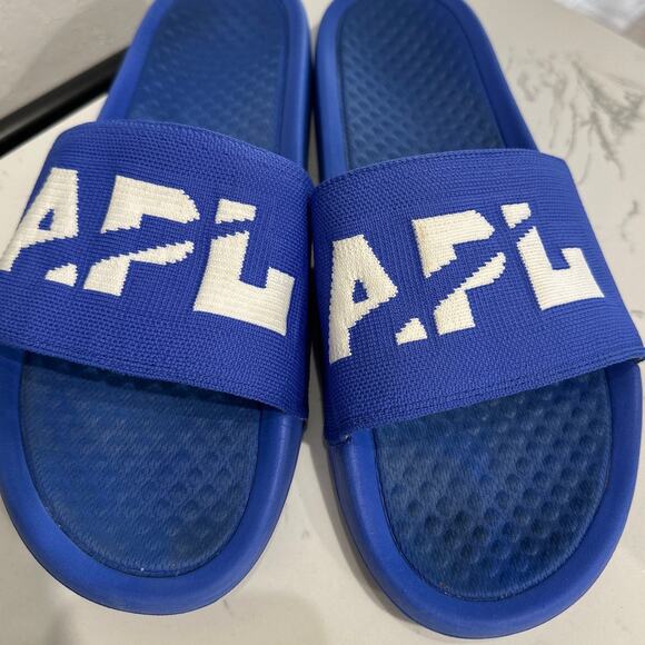 APL Athletic Propulsion Labs Men's Big Logo TechLoom Slide, Size 12, Like New - Picture 4 of 4